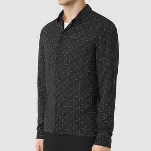 All Saints Needle Long Sleeve Shirt -- Medium